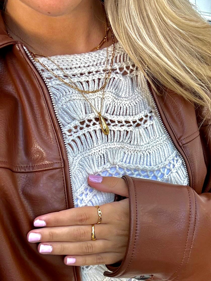 ESSENCE SPIRIT DROP HALSKÆDE (UDEN STEN)