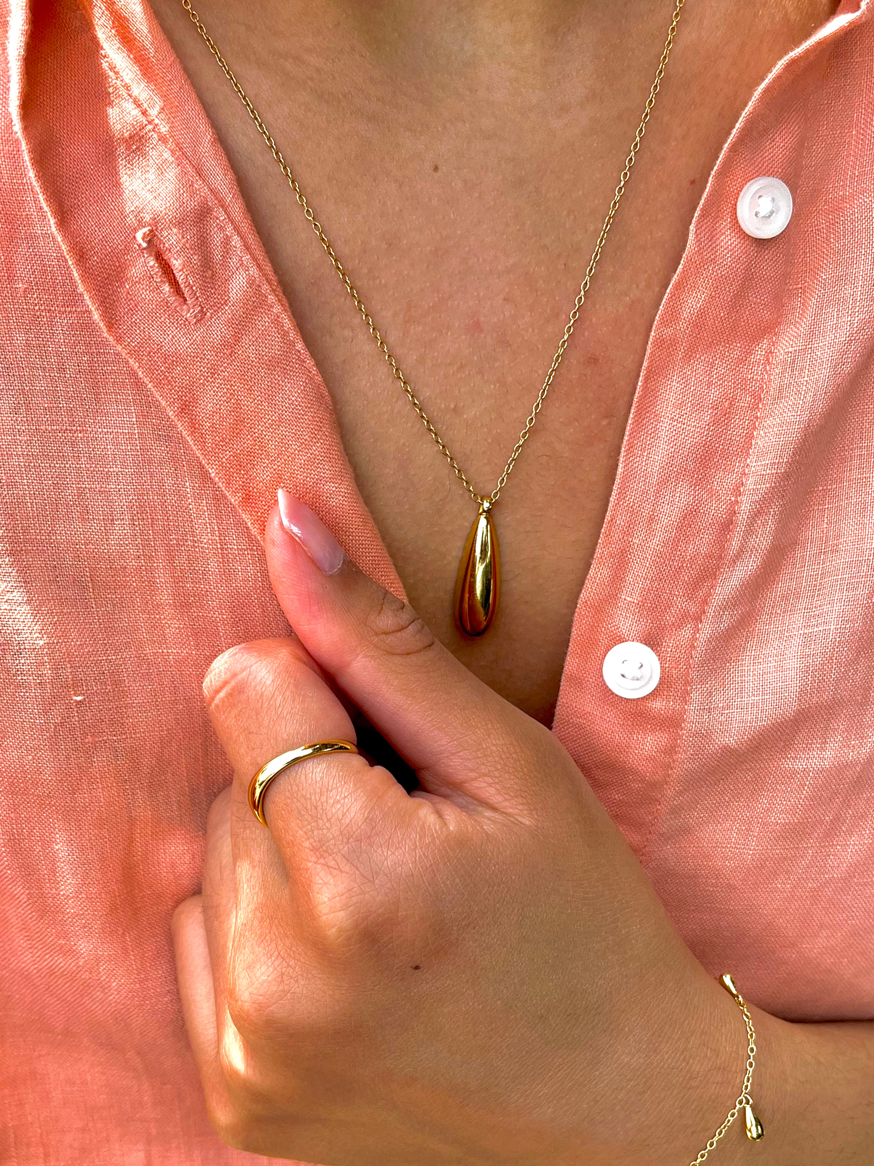 ESSENCE SPIRIT DROP HALSKÆDE (UDEN STEN)